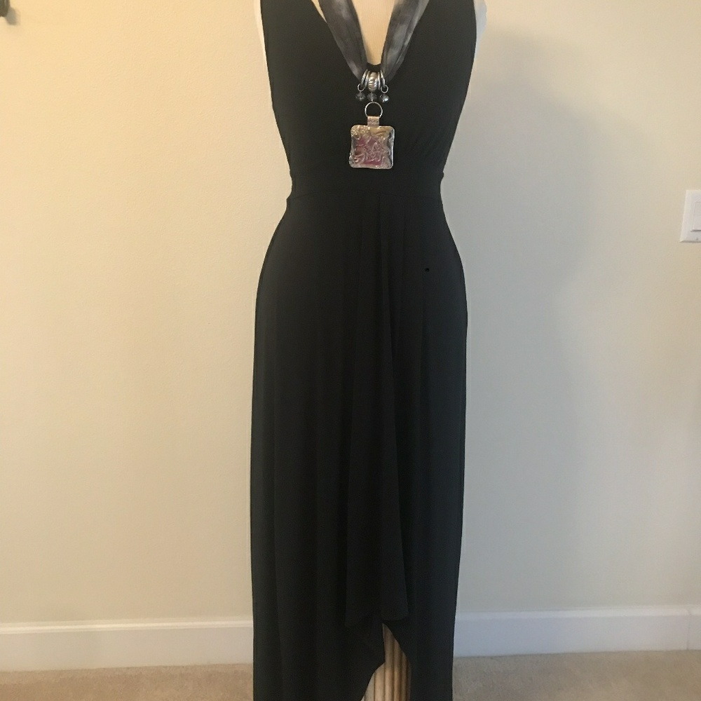 Chico's long black dress
